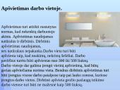 Darbo vietos ir darbo sąlygų ergonominiai aspektai 9 puslapis