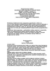 Programavimo kalba 2 puslapis