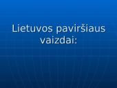 Lietuvos paviršius. Pristatymas 16 puslapis