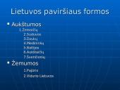 Lietuvos paviršius. Pristatymas 6 puslapis