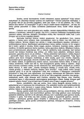 Laiškas gerai draugei 