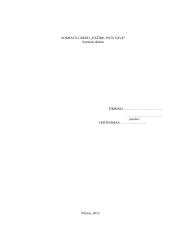   Sokrato credo „Pažink pats save“