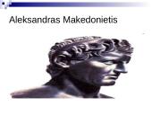 Aleksandras Makedonietis. Pristatymas 2 puslapis
