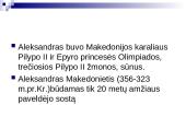 Aleksandras Makedonietis. Pristatymas 4 puslapis