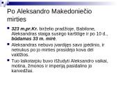 Aleksandras Makedonietis. Pristatymas 7 puslapis