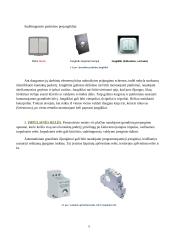 Elektros instaliacija: komutaciniai aparatai, tvirtinimo, jungiamieji ir paskirstymo elementai 5 puslapis