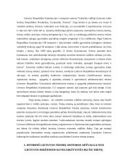 Dabartinė LR teismų sistema ir jos raida 3 puslapis