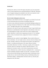 Manchester Destination