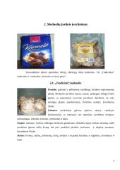 Maisto produktų juslinės savybės. Meduolių juslinis įvertinimas. Meduolių juslinio profilio sudarymas	 4 puslapis