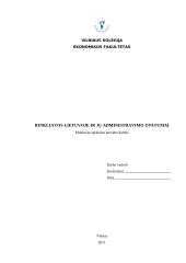 Rinkliavos Lietuvoje ir jų administravimo ypatumai