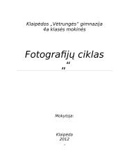 Dailės egzamino peržiūra. Fotografija  2 puslapis