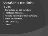 Referato rašyba 4 puslapis