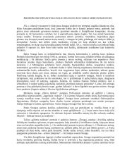 ŽMONIŠKUMO IŠBANDYMAI BALIO SRUOGOS IR ICCHOKO MERO ROMANUOSE 1 puslapis