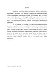Konfliktai. Referatas 2 puslapis