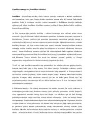 Konflikto samprata, konflikto šaltiniai