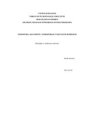 Atmosfera, jos sudėtis, atmosferoje vykstantys reiškiniai