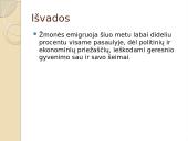Emigracija. Pristatymas 11 puslapis