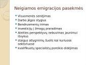 Emigracija. Pristatymas 7 puslapis