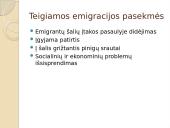 Emigracija. Pristatymas 8 puslapis