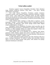 Valdo Adamkaus viešos kalbos analizė