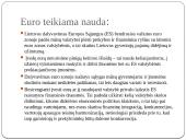 Euro įvedimas Lietuvoje. Perspektyvos ir problemos  6 puslapis