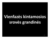 Vienfazės kintamosios srovės grandinės