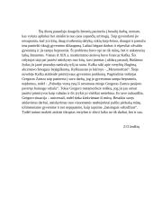 Metamorfozė. Analizė