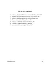 Asmenybės brendimas. Referatas 18 puslapis