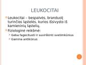Kraujas. Kraujo sudėtis ir funkcijos  6 puslapis