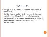 Kraujas. Kraujo sudėtis ir funkcijos  10 puslapis