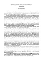 Kuo brangus vanduo? Epistolinis rašinys