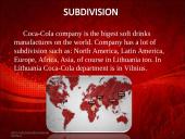 Coca-cola company presentation 6 puslapis