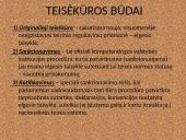 Teisėkūros sąvoka, teisėkūros subjektai, būdai bei rūšys 5 puslapis