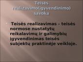 Teisinis realizavimas 4 puslapis