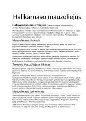 Halikarnaso Mauzoliejus