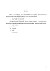 Lokalinių tinklų įrangos naudojimo ypatybės 3 puslapis