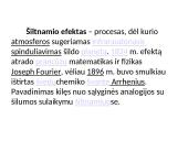 Šiltnamio efektas skaidrės 2 puslapis