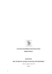 Įstaigos duomenų ypatumai 10 puslapis