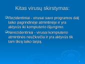 Kompiuterių virusai ir antivirusinės programos skaidrės 11 puslapis
