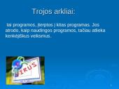 Kompiuterių virusai ir antivirusinės programos skaidrės 8 puslapis