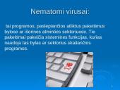 Kompiuterių virusai ir antivirusinės programos skaidrės 9 puslapis