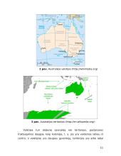 Australijos politinė geografinė padėtis 11 puslapis