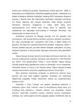 Australijos politinė geografinė padėtis 9 puslapis