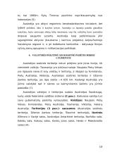 Australijos politinė geografinė padėtis 10 puslapis