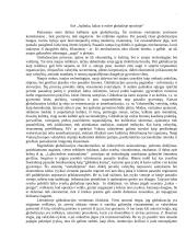 Esė ,,Aplinka, laikas ir erdvė globalioje epochoje“