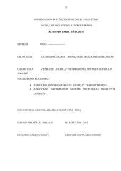 Viešbučio „Vaidila“ informacinės sistemos ir veiklos analizė 2 puslapis