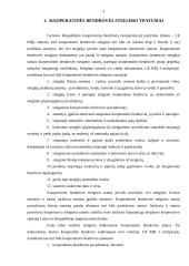 Teisės aktai reglamentuojantys kooperatyvinės bendrovės veiklą 3 puslapis