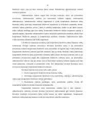 Teisės aktai reglamentuojantys kooperatyvinės bendrovės veiklą 8 puslapis