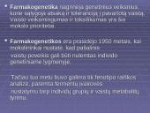 Vaistų vystymas ir farmakogenetika 2 puslapis