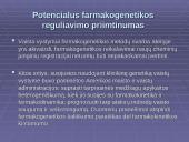Vaistų vystymas ir farmakogenetika 11 puslapis